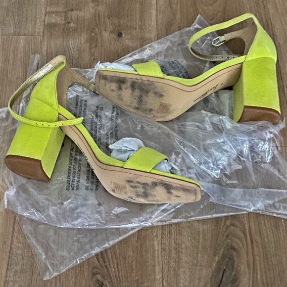 Sam Edelman Leather Block Heeled Sandals - Daniella - Picture 4 of 7